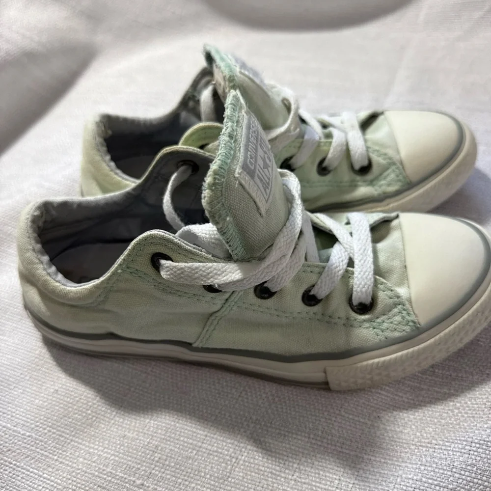 Converse Kids' Light Green All Star Sneakers